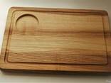Доска для стейка деревянная (дуб/ясень). - фото 3