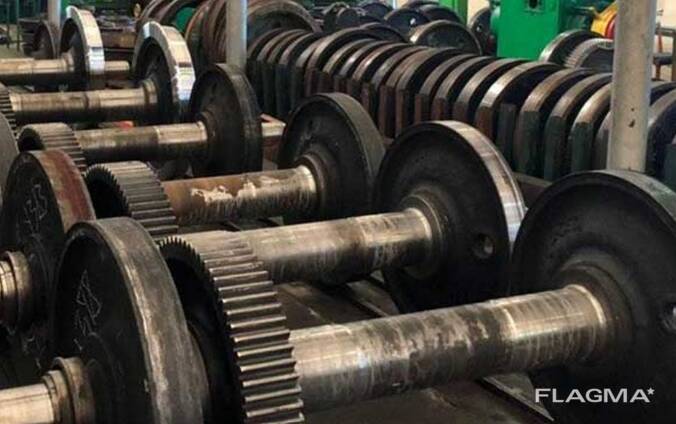 Колёсные пары локомотива