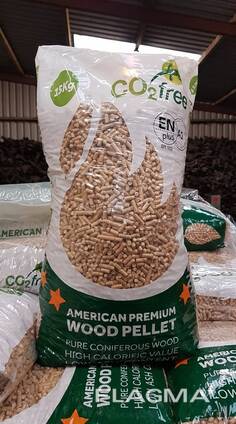 Wood pellets, premium quality, ena1 approved, in 15kg bags wholesale