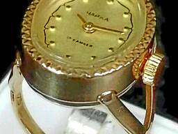 Продаю новые женские, позолоченные механические часы Кольцо-перстень "ЧАЙКА" (CHAIKA).