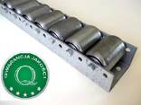 Roller rail track pallet roller gravity conveyor steel L=2000mm - фото 1