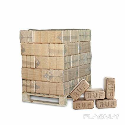 Ruf Briquettes, Briquettes in bags, Hardwood Briquettes