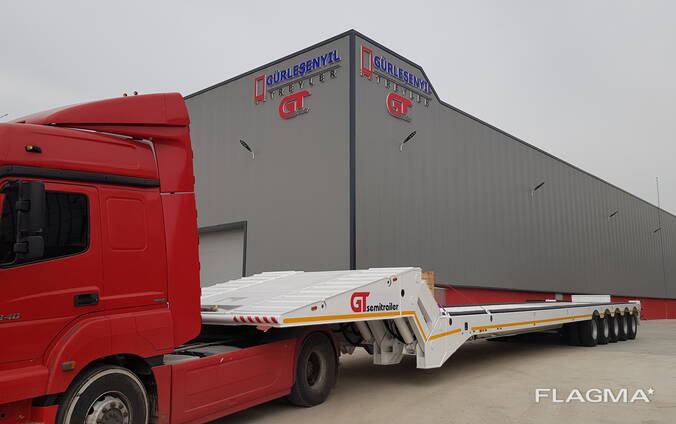 Трал тяжеловоз- с фронтальным заездом