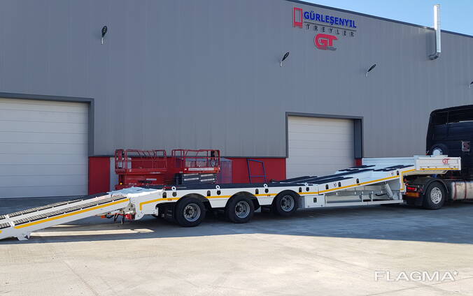 3 осные Тралы с задней погрузкой